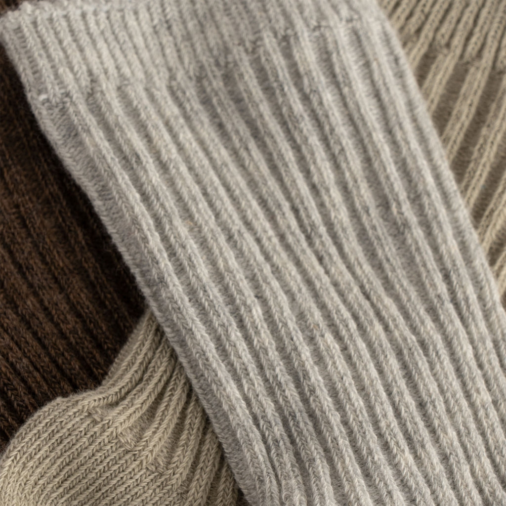 3er Pack Ripp-Socken 'Soft Grey/Ment/Brown' - The Little One • Family.Concept.Store. 