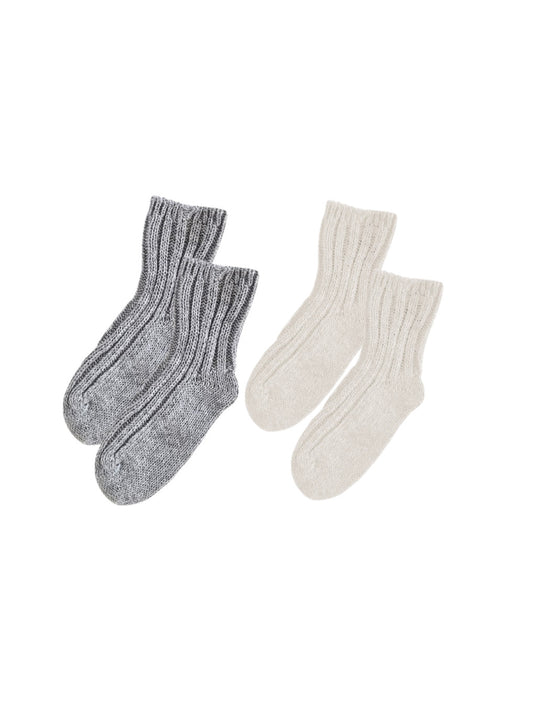 Sockenduo 'Grey/Milk' - The Little One • Family.Concept.Store.