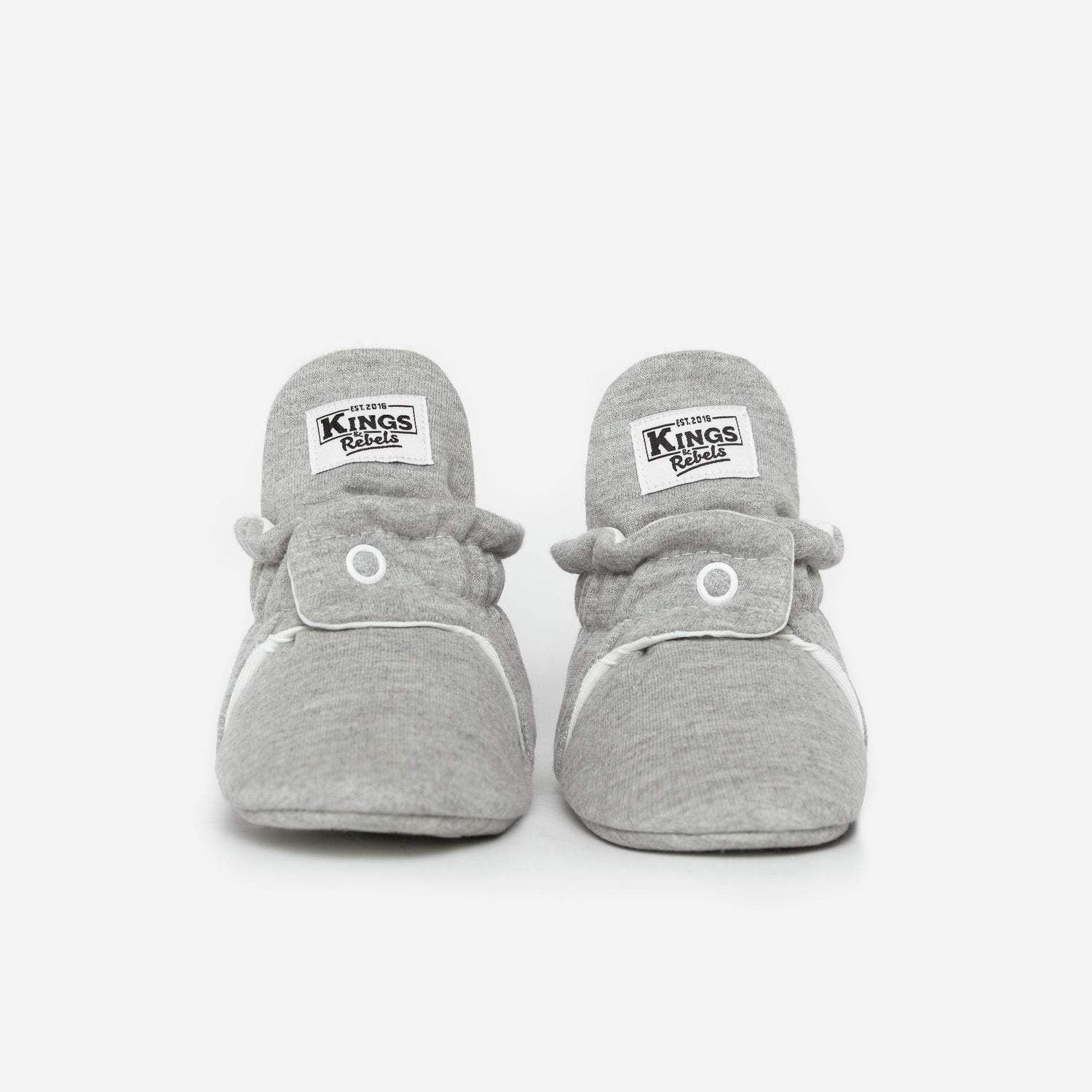Cotton Booties 'Gripper'- Grey - The Little One • Family.Concept.Store. 