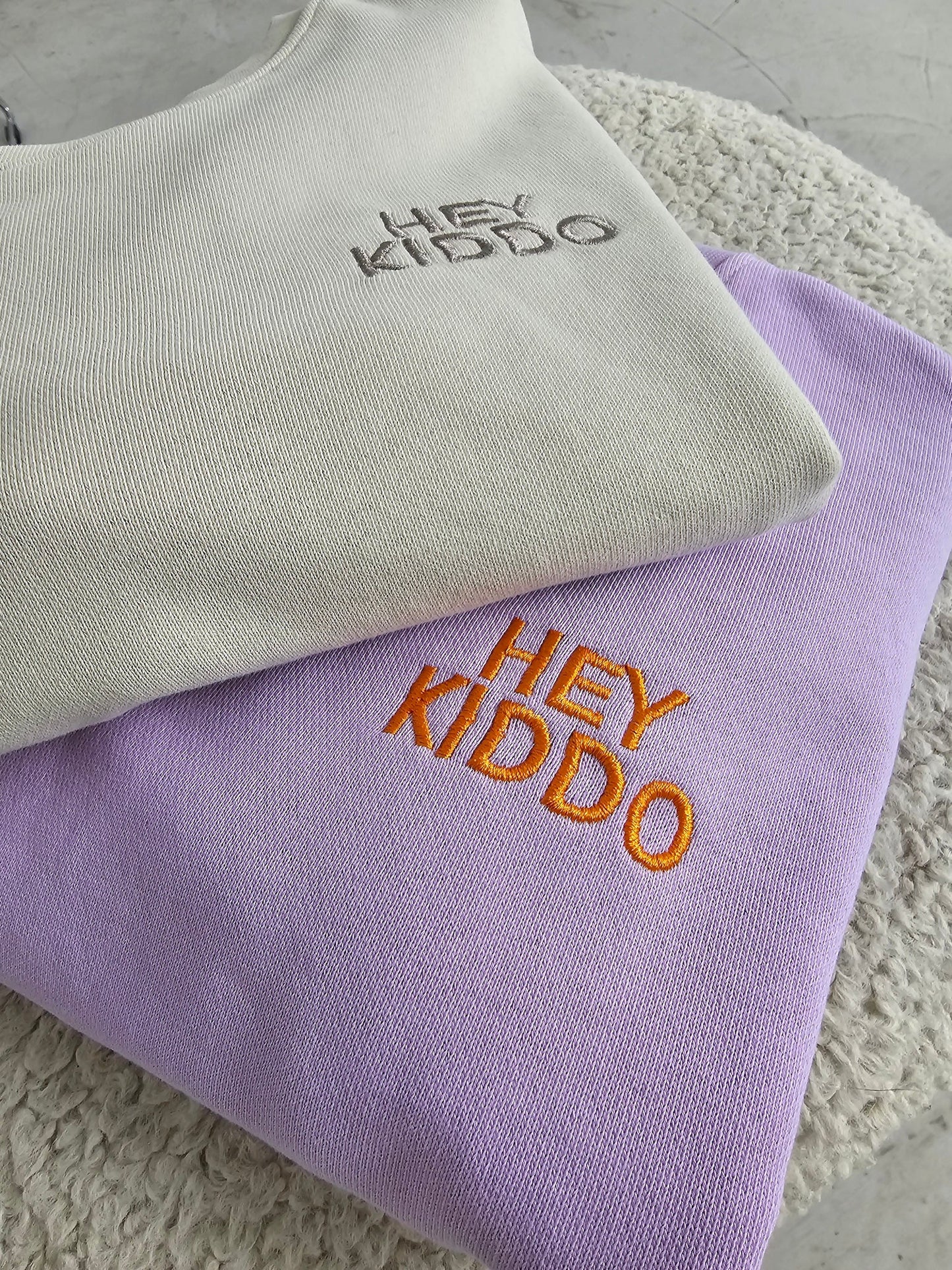 Sweatshirt HEY KIDDO 'Lavender/Orange'