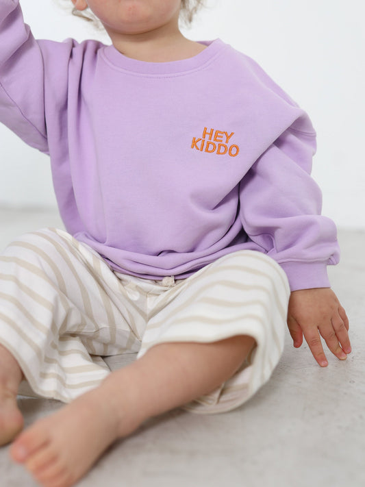 Sweatshirt HEY KIDDO 'Lavender/Orange'