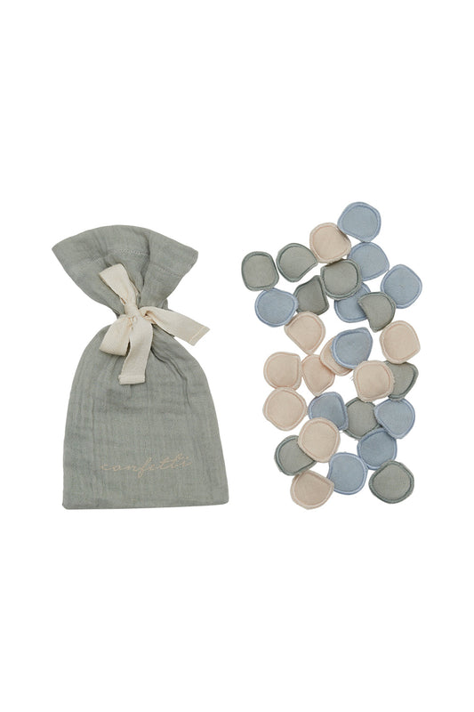 Musselin Konfetti 'Blue'