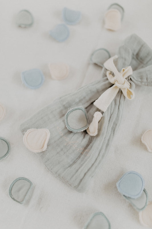 Musselin Konfetti 'Blue'