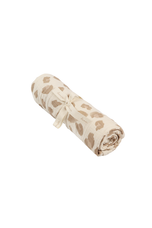 Großes Musselintuch 'Leo'