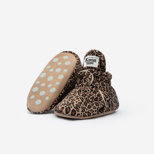 Sonderedition Gamuza Booties 'Gripper'- Leo