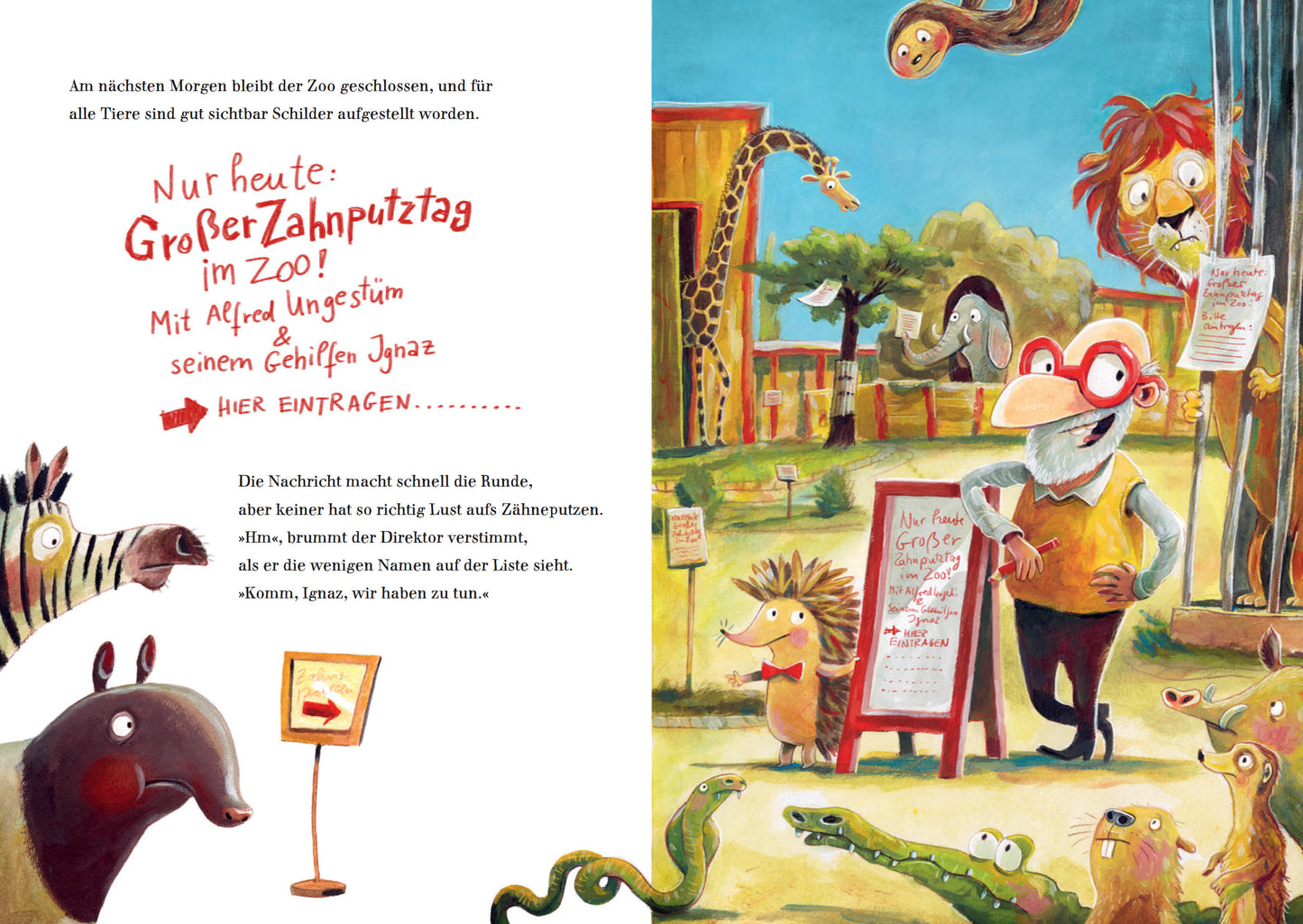 Schoenwald/Jakobs • Der große Zahnputztag im Zoo - The Little One • Family.Concept.Store. 