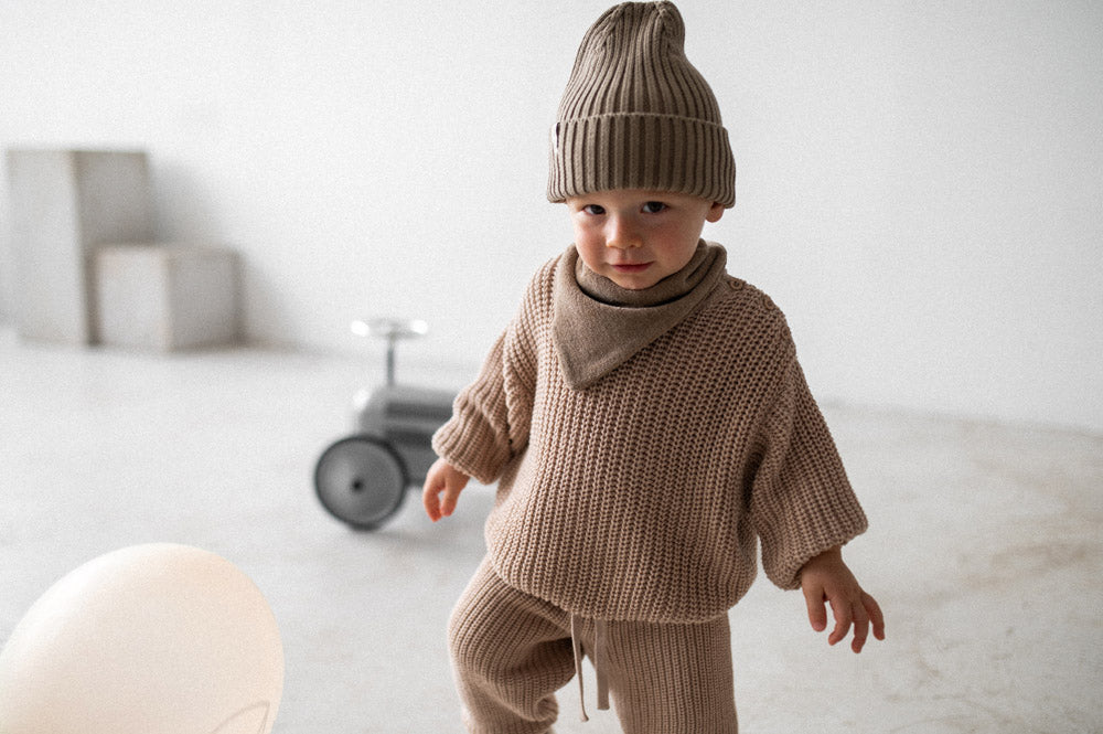 Strickpullover Stockholm 'Beige' - The Little One • Family.Concept.Store. 