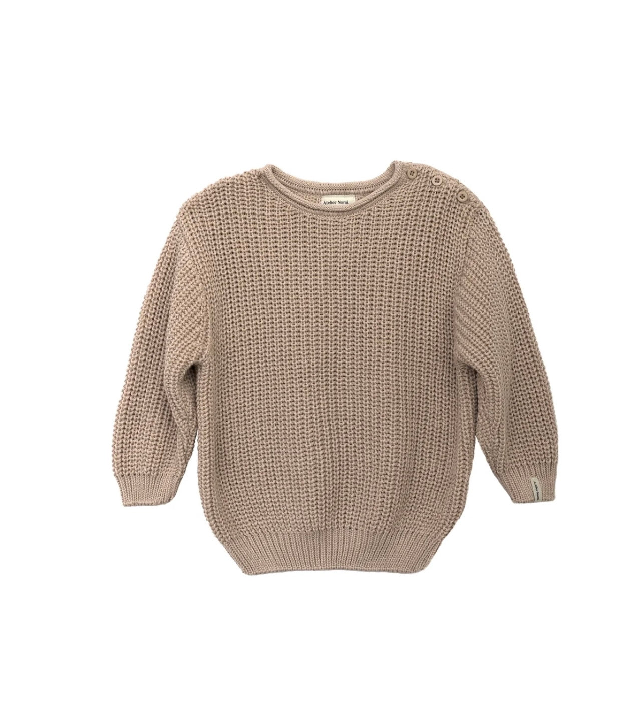 Strickpullover Stockholm 'Beige' - The Little One • Family.Concept.Store. 