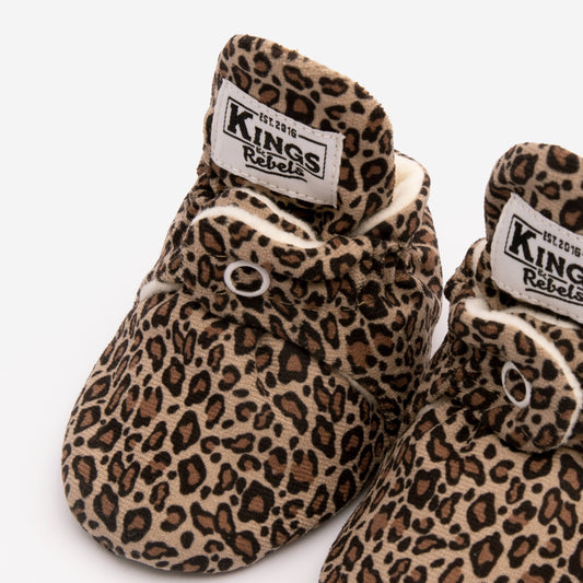 Sonderedition Gamuza Booties 'Gripper'- Leo