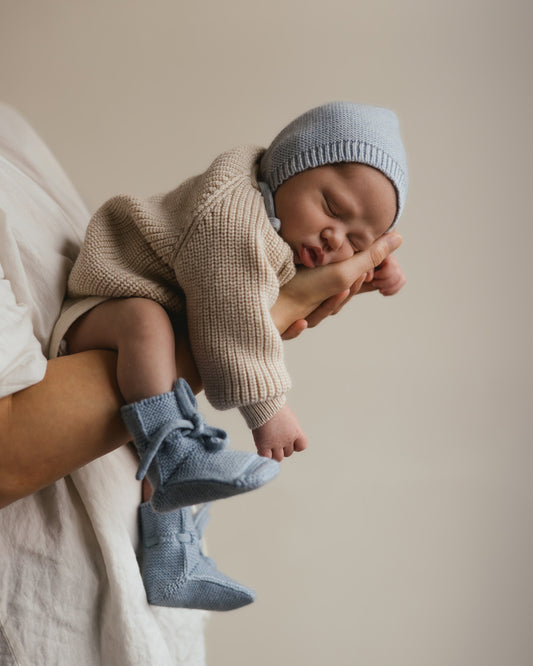 Booties 'Light Blue'