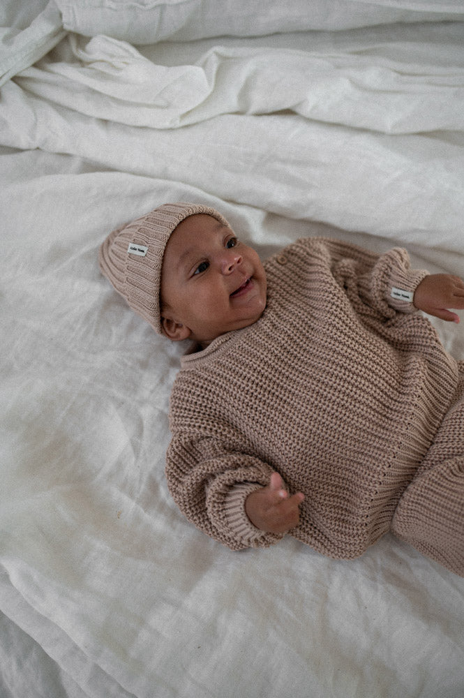 Strickpullover Stockholm 'Beige' - The Little One • Family.Concept.Store. 