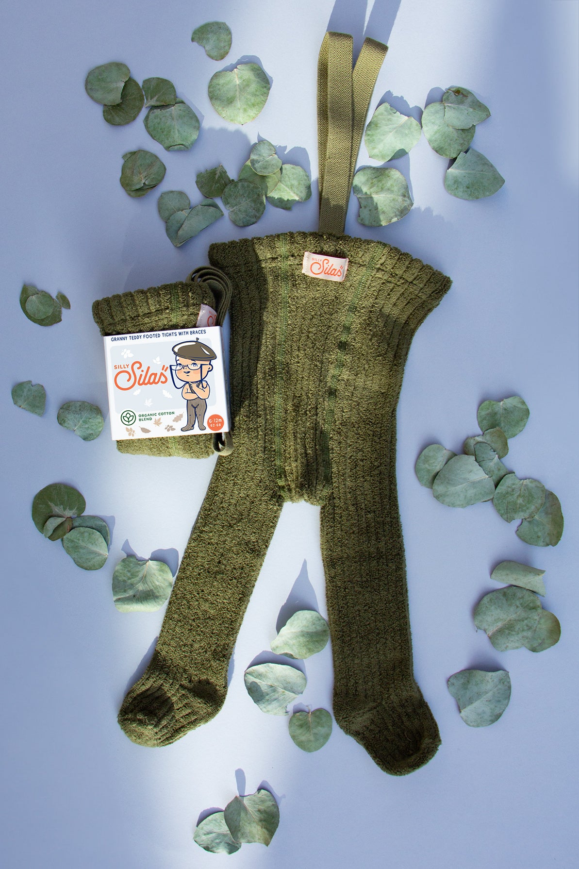 Strumpfhose Granny Teddy Footed 'Olive' - The Little One • Family.Concept.Store. 