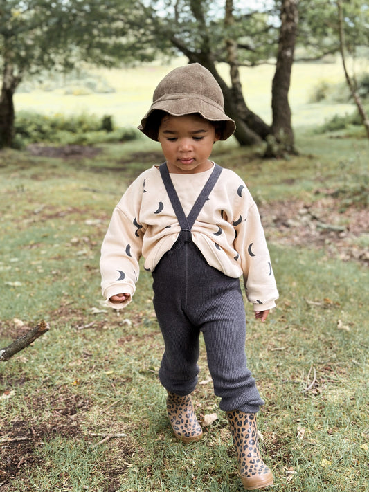 Strumpfhose Roomy Footless 'Dark Grey Blend' - The Little One • Family.Concept.Store. 