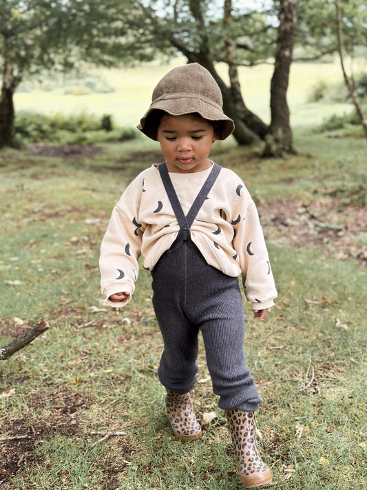 Strumpfhose Roomy Footless 'Dark Grey Blend' - The Little One • Family.Concept.Store.