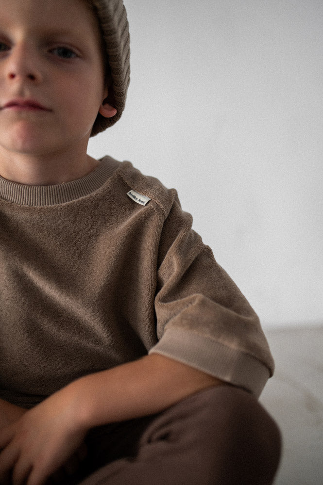 Frottee-Shirt Nizza 'Olive' - The Little One • Family.Concept.Store. 