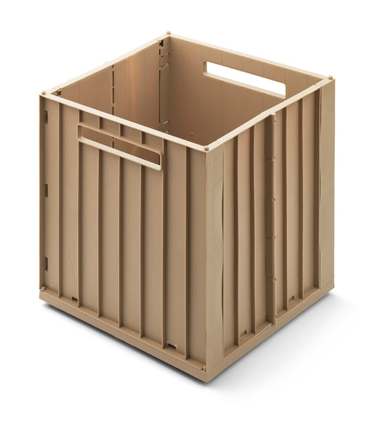 Aufbewahrungsbox Elijah mit Deckel 'Oat'