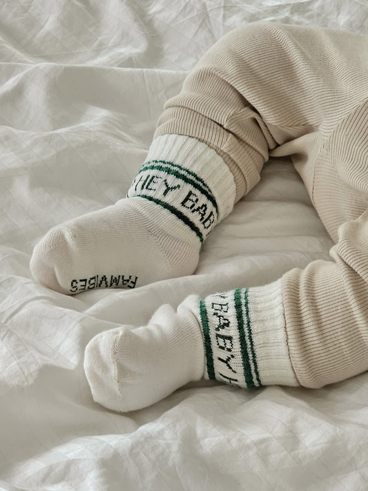 Socken HEY BABY 'Pinewoodgreen' - The Little One • Family.Concept.Store.