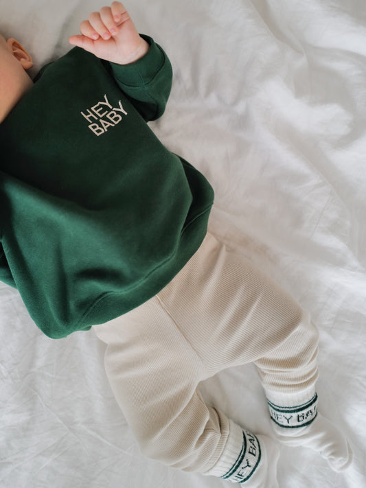 Socken HEY BABY 'Pinewoodgreen' - The Little One • Family.Concept.Store.