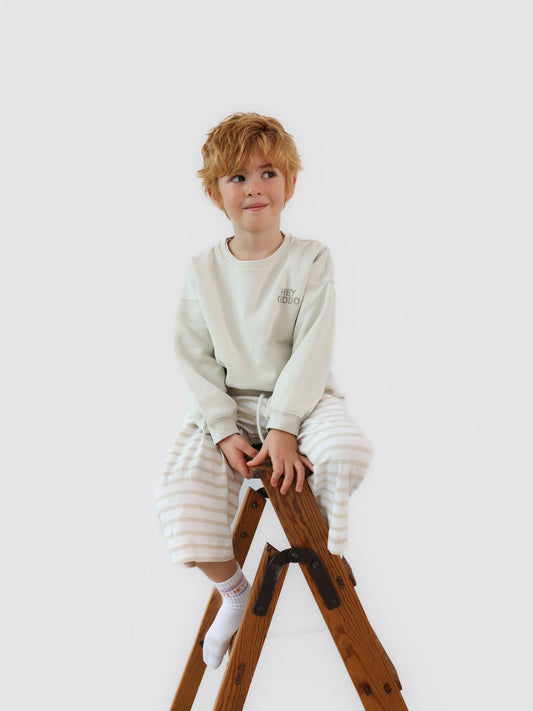 Sweatshirt HEY KIDDO 'Beige/Taupe'