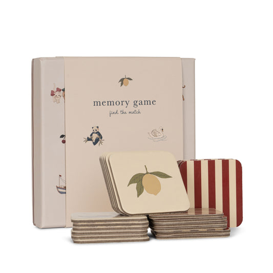 Memory Spiel aus Pappe 'Beige' - B-WARE