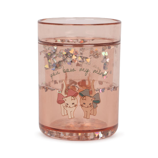 2er Set Glitzer-Becher 'Bow Kitty' - The Little One • Family.Concept.Store. 
