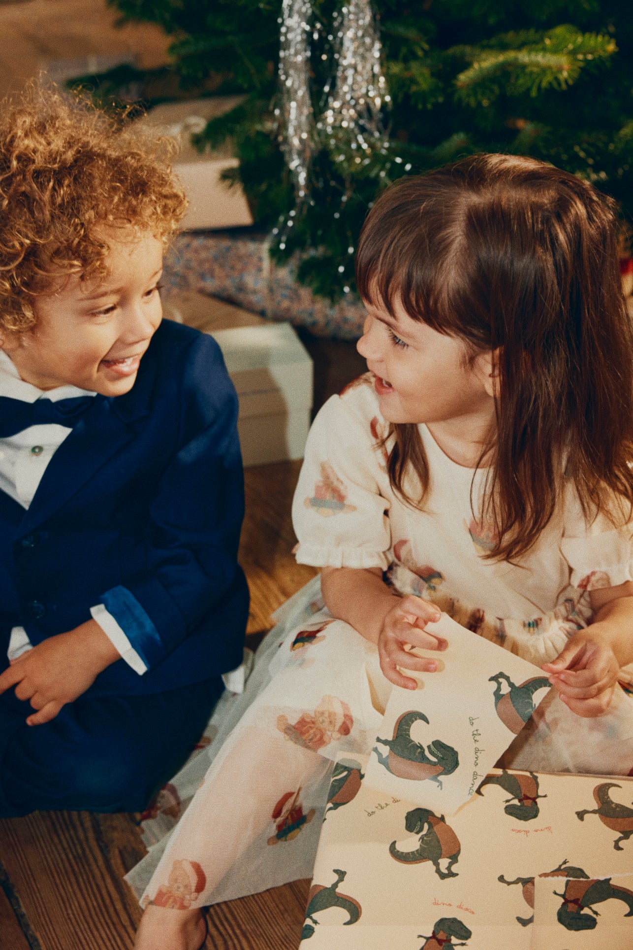 Pow Kleid 'Christmas Teddy' - The Little One • Family.Concept.Store. 