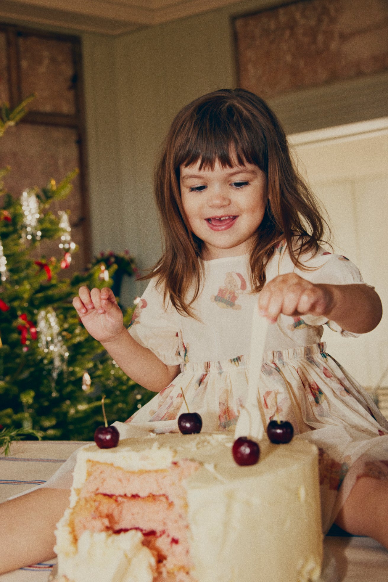 Pow Kleid 'Christmas Teddy' - The Little One • Family.Concept.Store. 