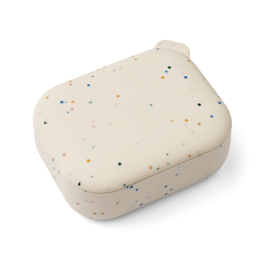 Lunchbox aus Silikon Elinda 'Splash Dots/Sea Shell'