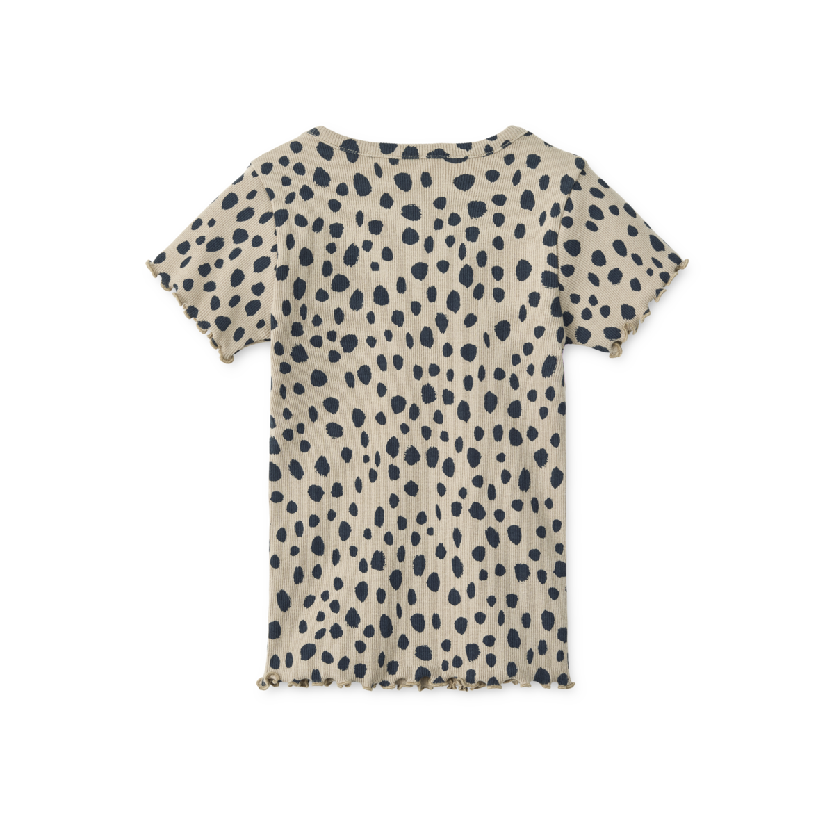 Geripptes T-Shirt Nieve 'Leo Spots/Mist'