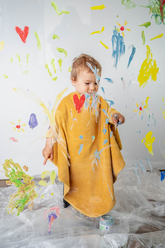 Lätzchen Boo - Frottee Waterproof 'Mustard'