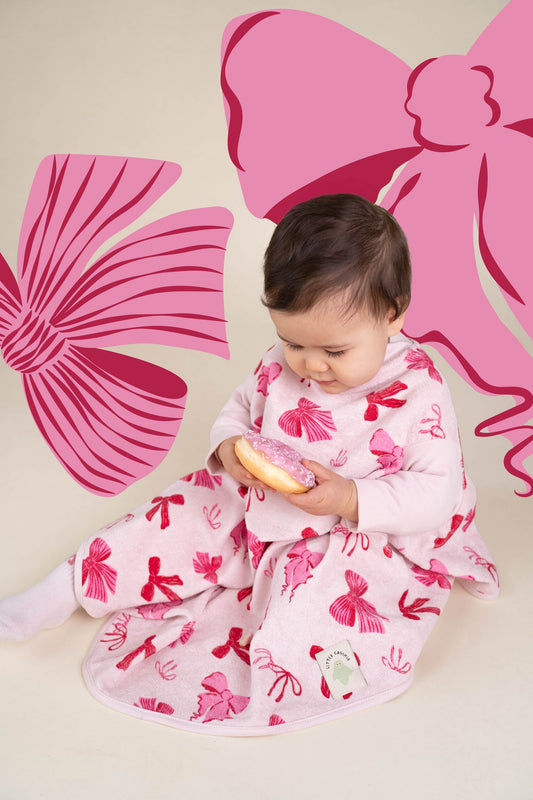 Lätzchen Boo - Frottee Waterproof 'Pretty Pink'