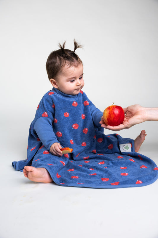 Lätzchen Boo - Frottee Waterproof 'Midnight Apple'