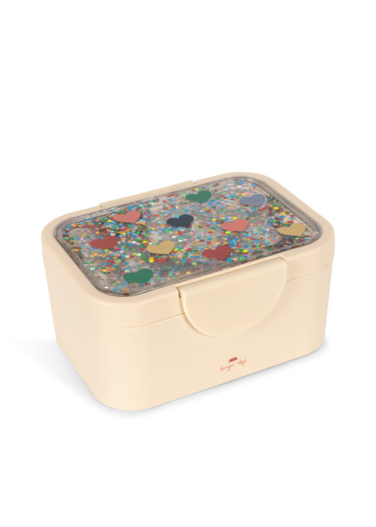 Glitter Lunchbox 'Bon Coeur Coloré'