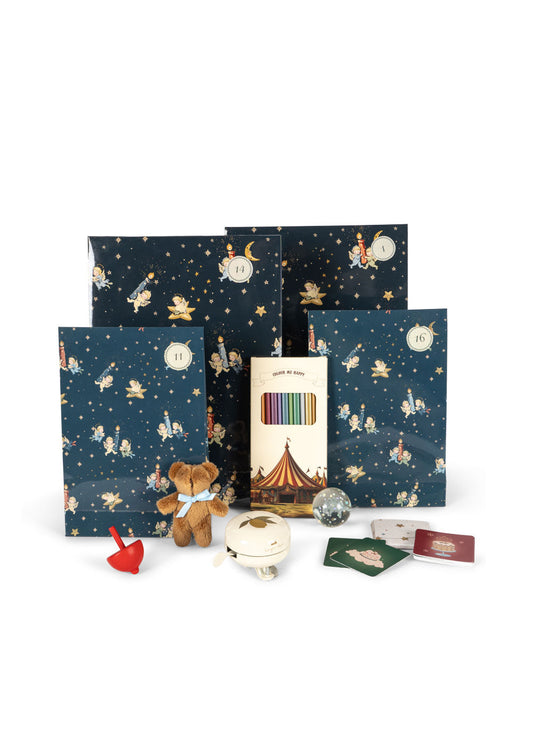 24-teiliger Adventskalender 'Blue'