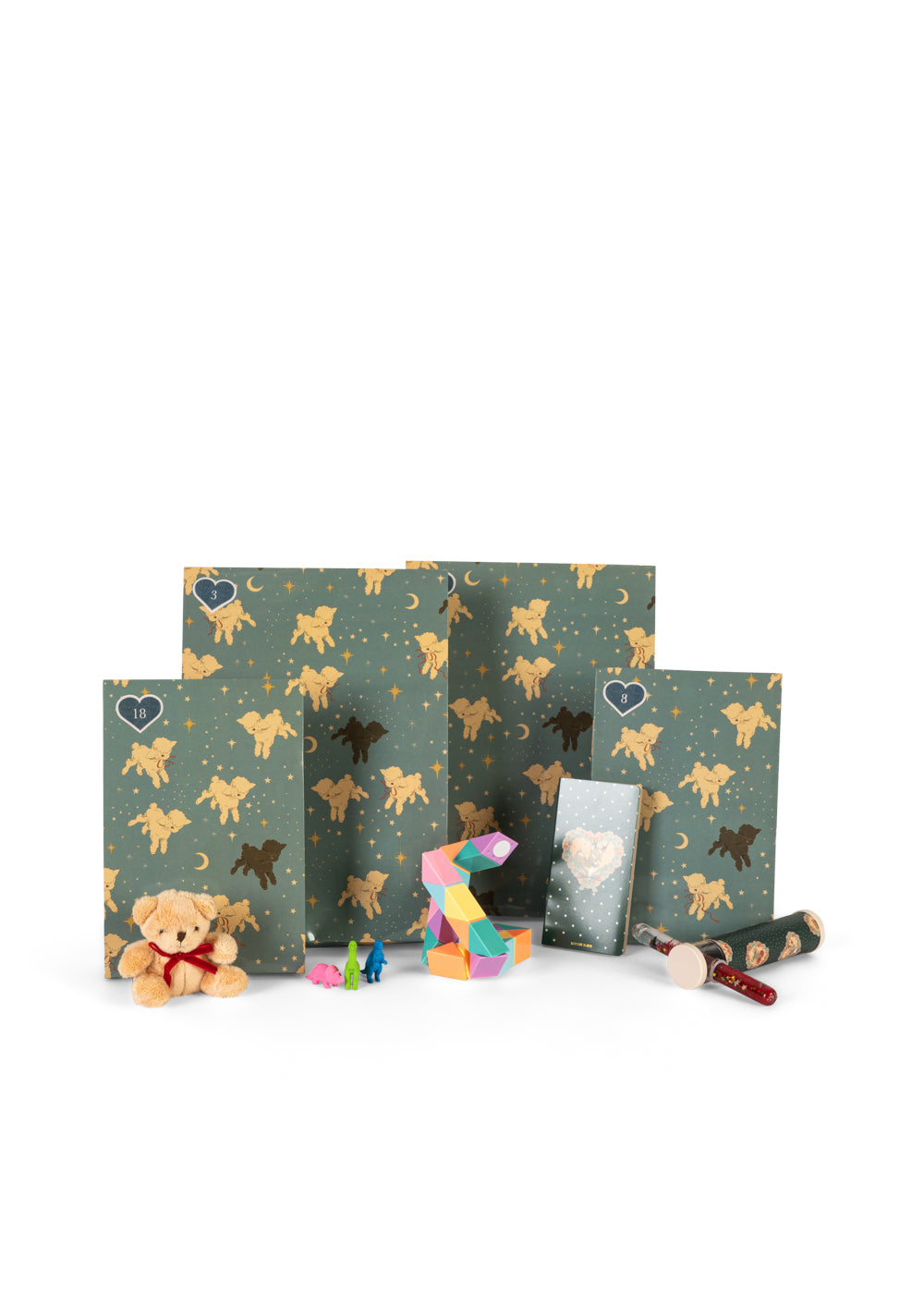 24-teiliger Adventskalender 'Blue'