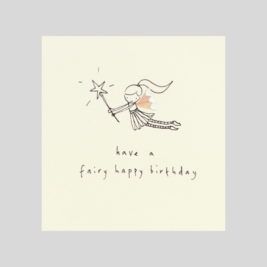 Grußkarte 'Fairy Happy Birthday'