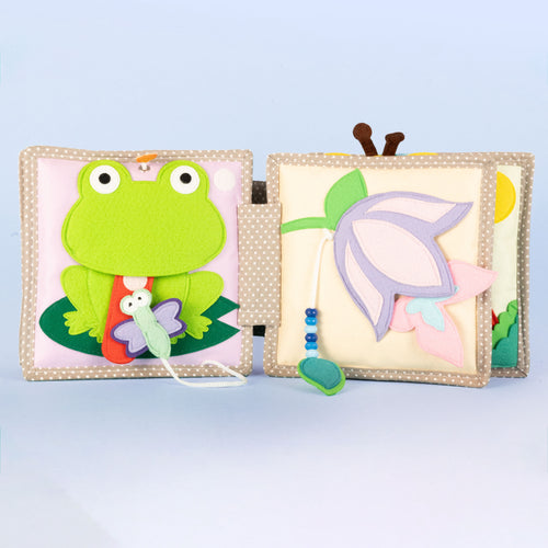 Quiet Book 'Schillernder Papagei'