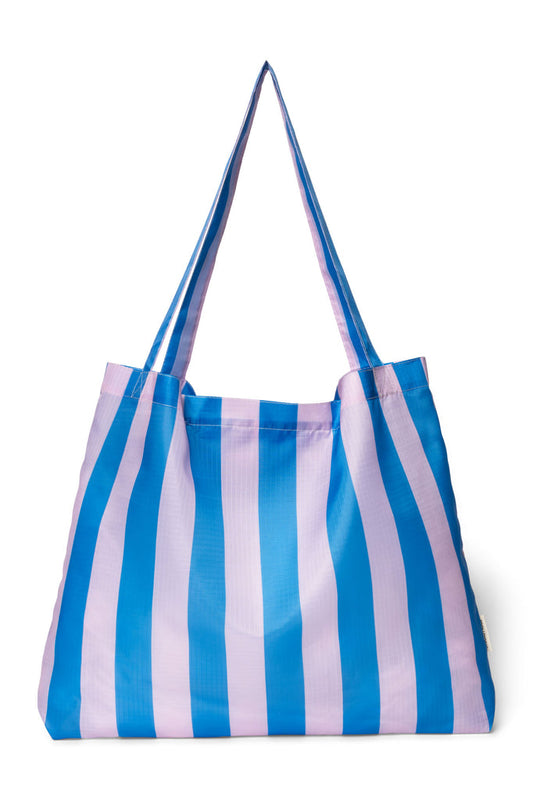 Einkaufstasche 'Powder/Blue Striped'