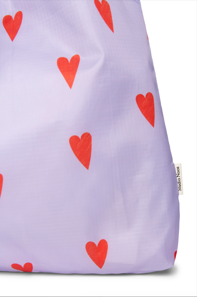 Einkaufstasche 'Lilac Hearts'