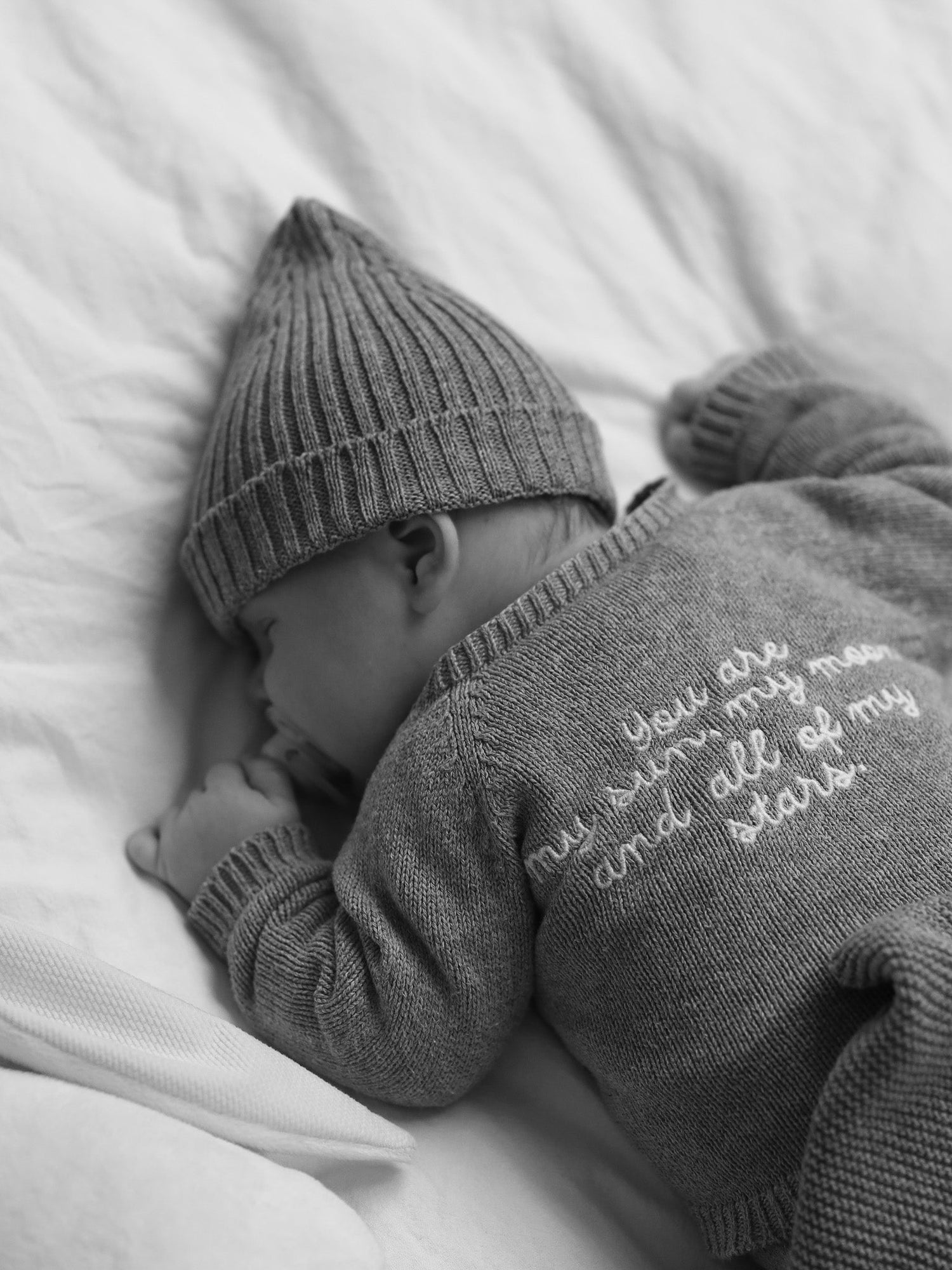 Strickmütze Mini 'Grey' - The Little One • Family.Concept.Store. 