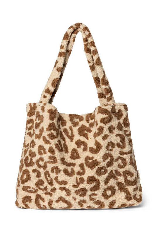 Mom Bag Teddy 'Leopard Ecru'