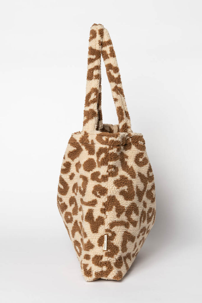 Mom Bag Teddy 'Leopard Ecru'
