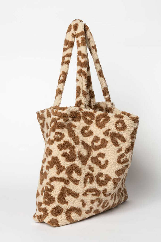 Mom Bag Teddy 'Leopard Ecru'
