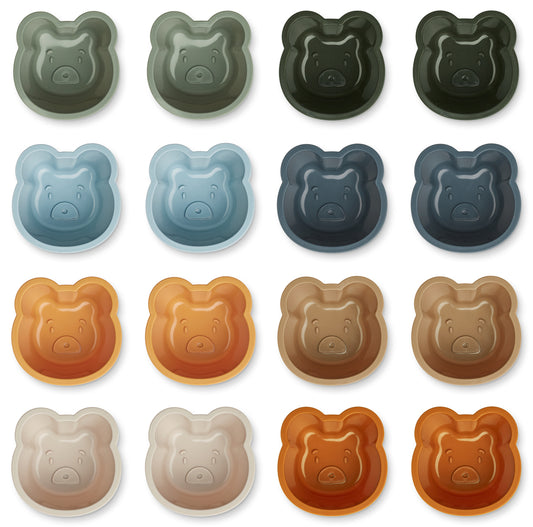 Muffin-Formen Tilo 16er-Set 'Mr Bear/Faune Green Multi Mix' - The Little One • Family.Concept.Store. 