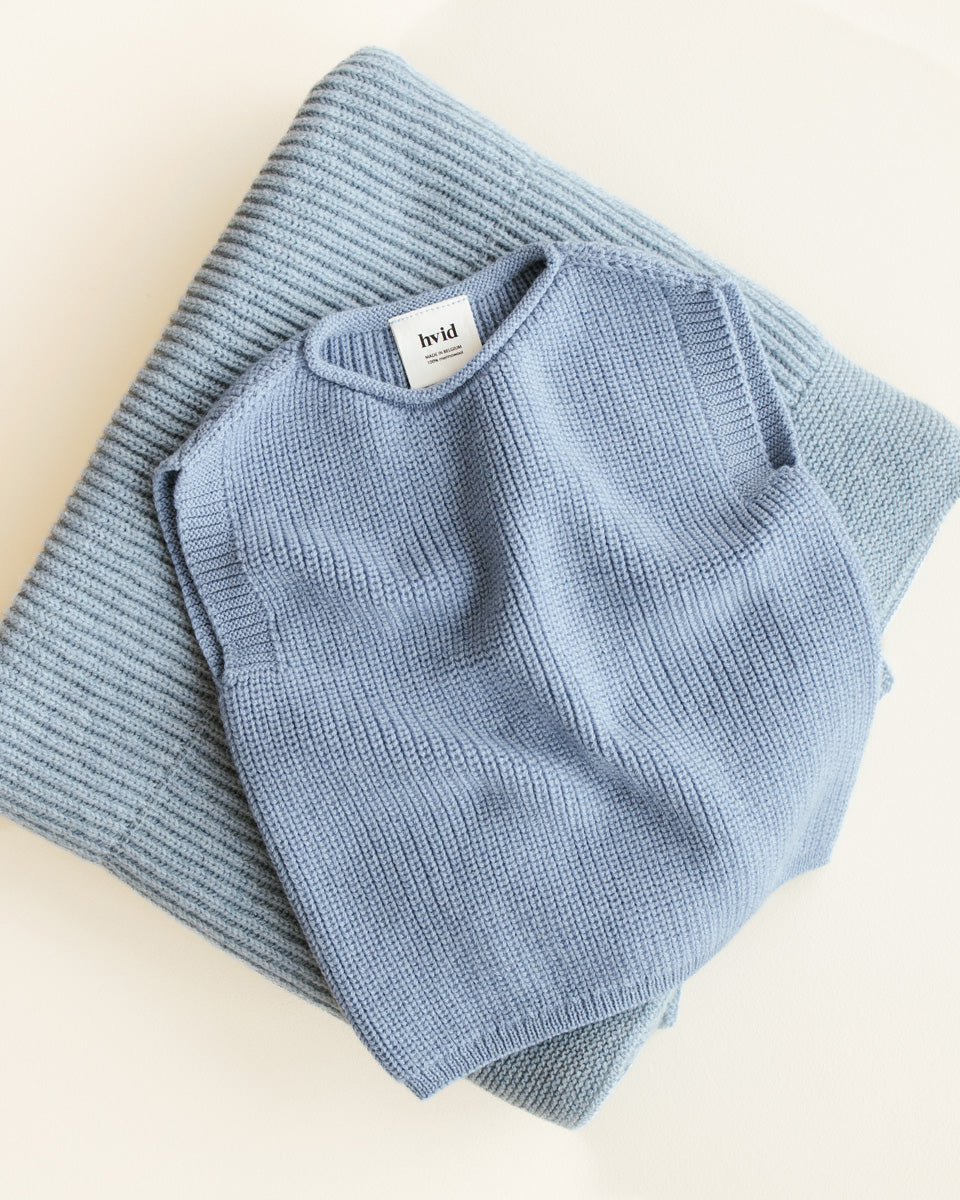 Strickpullunder Harvey 'Light Blue'