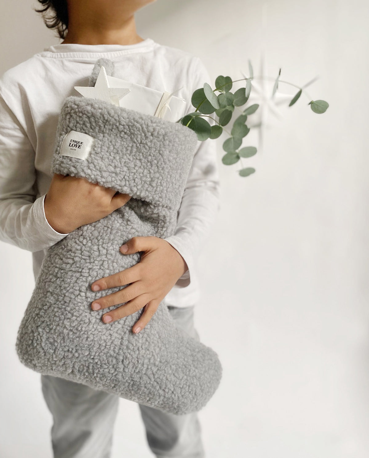 Weihnachtsstrumpf Toddy 'Cozy Grey' - The Little One • Family.Concept.Store. 