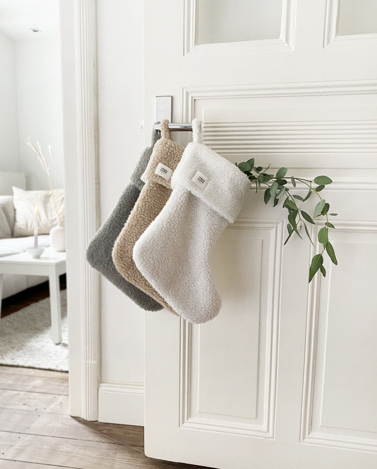 Weihnachtsstrumpf Toddy 'Cozy Grey' - The Little One • Family.Concept.Store. 