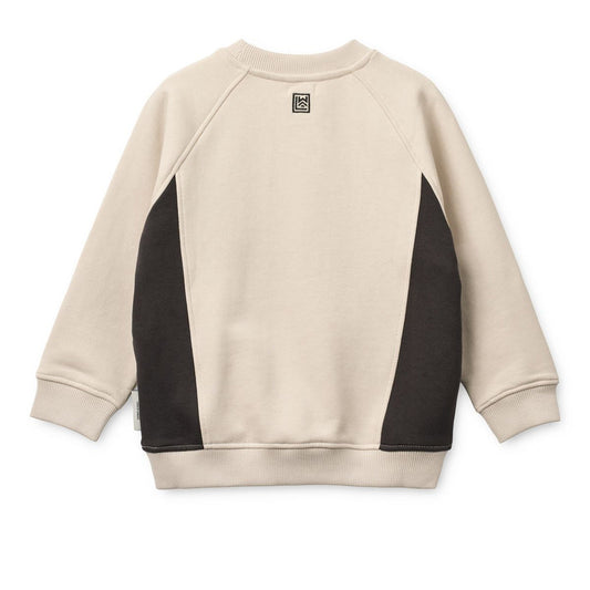 Sweatshirt Aude Panda 'Sandy/Dark Grey'