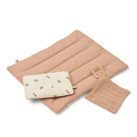 Puppenbett-Set Joan 'Peach/Sea Shell'