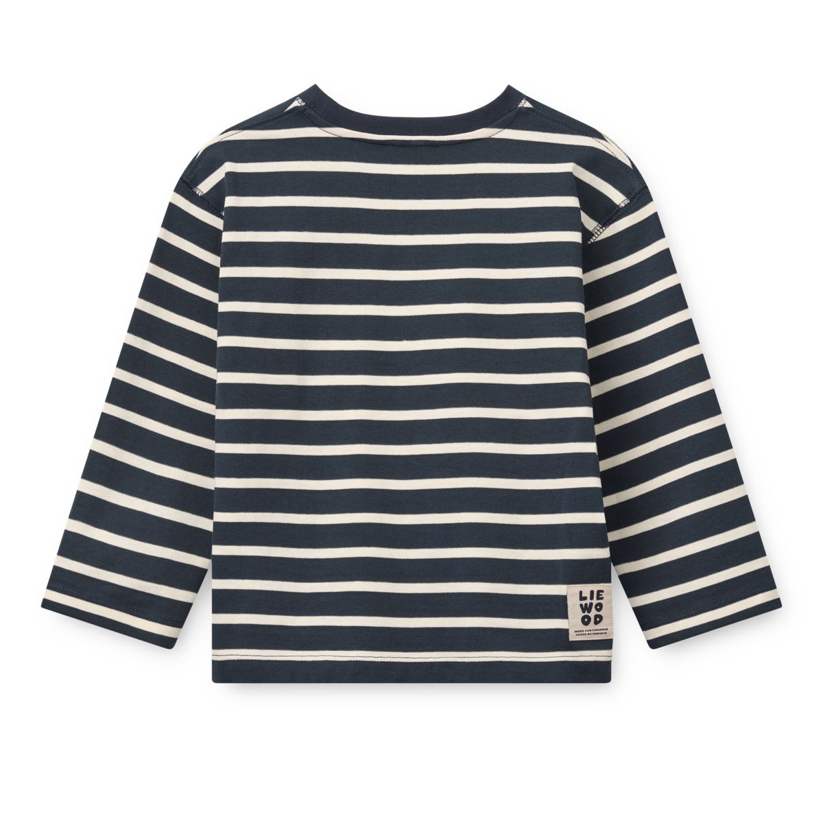 Gestreiftes Longsleeve Tyler 'Classic Navy/Creme de la Creme'